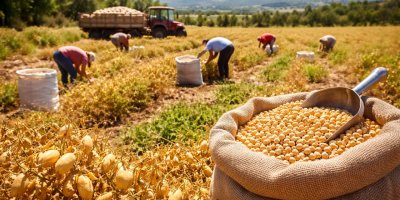 Kozan’da nohut üretimi patlama yaptı! Türkiye’nin ilk hasadı bu ilçeden