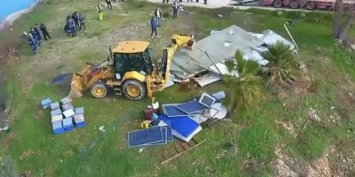 Seyhan Baraj Gölü çevresinde kaçak yapılarla mücadele devam ediyor