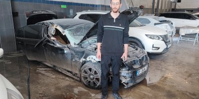 BMW ile ölümden döndü, milyonluk otomobil hava yastığı açmadı