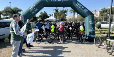 Adana’da Yeşilay Haftası’nda pedallar sağlık için döndü