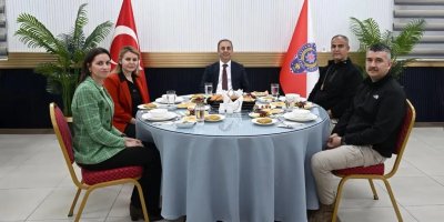 Emniyet Müdürü Arıkan personelle iftar sofrasında buluştu