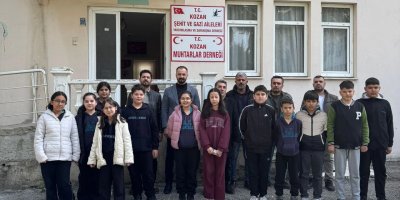 Kozan’da öğrenciler şehit ve gazi aileleriyle buluştu