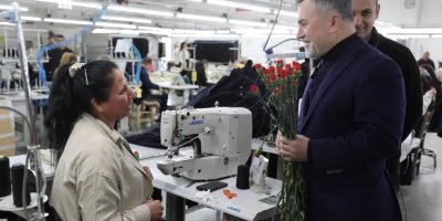 Tamer Dağlı’dan kadın işçilere 8 Mart ziyareti