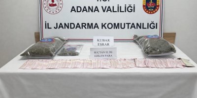 Adana'da 2 kilo esrar ele geçirildi, 1 kişi tutuklandı