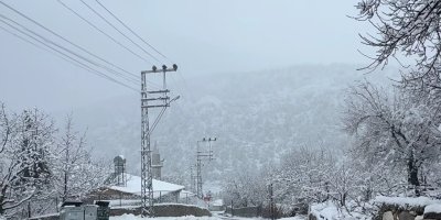Adana'da yaylalarda kar etkili oldu