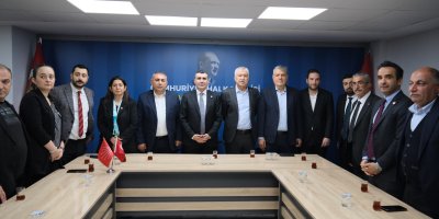 CHP Adana İl Başkanlığı'nda bayramlaşma töreni