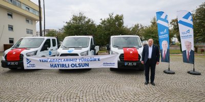 Hizmette hız, filoda güç: Yüreğir'e 3 yeni araç