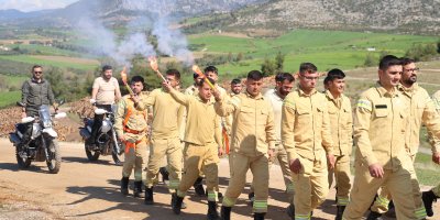 Ateş savaşçılarının TOY’u nefes kesti