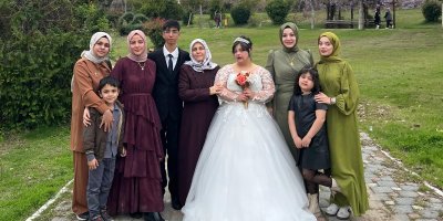 Down sendromlu Gülayfer'in gelinlik hayali gerçek oldu