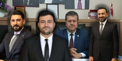 AK Parti ilçe başkanları trafik kazası geçirdi
