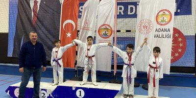 Tekvandoda küçükler kategorisinde Adana şampiyonu belli oldu