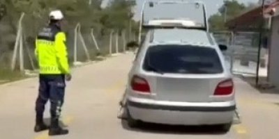 Adana’da "makas atan" sürücü yakalandı