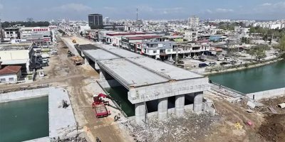 Adana'da trafiği rahatlatacak dev kavşak projesi tamamlanıyor