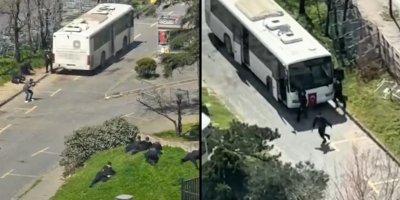 İstanbul’da İsrail Konsolosluğu önünde silahlı saldırı: 2 polis yaralandı