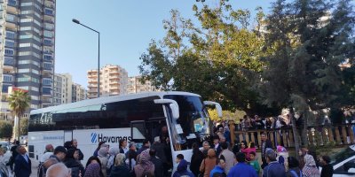 HAVAMAŞ, umreye gidenleri dualarla uğurladı