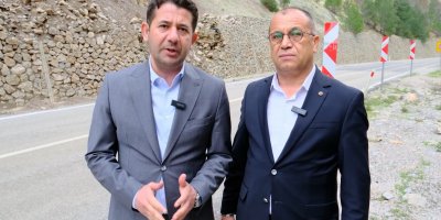 Belediye başkanları, yeni yapılacak tünel projesini yerinde anlattı