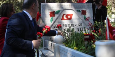 Adana'da şehit polisler unutulmadı