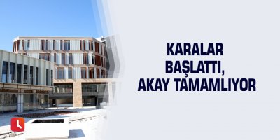 Karalar başlattı, Akay tamamlıyor
