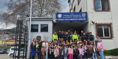 Minik öğrenciler, polisliği öğrendi