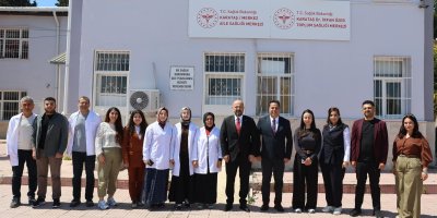 Nacar, Karataş’ta sağlık tesislerini inceledi