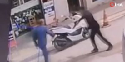 Sandalyeyle kendini savundu, bıçaklanmaktan kurtulamadı