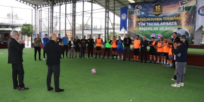 16. Kardelen Çiçeği Futbol Turnuvası "Özgür Gazze" temasıyla başladı