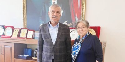 Yaşar Kemal’in eşi Ayşe Semiha Baban’dan Zeydan Karalar’a ziyaret