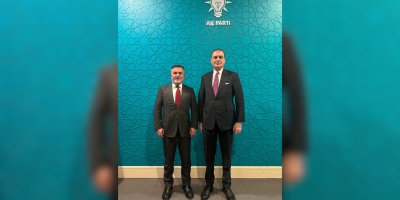 Tamer Dağlı, Ömer Çelik ile bir araya geldi