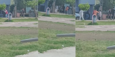 Seyhan’da sopalı ve tüfekli kavga kameraya yansıdı