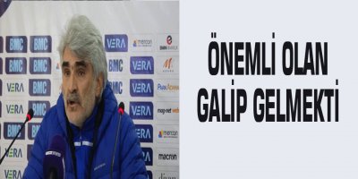 Uğur Tütüneker: “Önemli olan galip gelmekti”