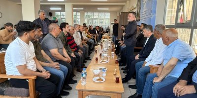 AK Parti heyeti Dağlıoğlu Mahallesi’nde vatandaşlarla bir araya geldi