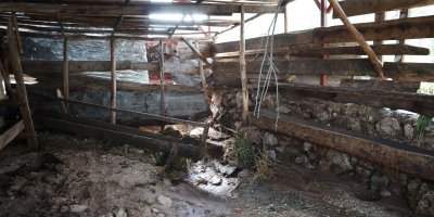 Kozan'daki selde hayvanları telef olan kadın: "Bir anda sel geldi, ahırın üstünü aştı"