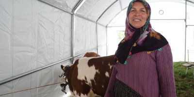 Hayriye Teyze'nin yüzü devlet desteğiyle güldü
