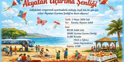 Karataş’ta uçurtma şenliği heyecanı