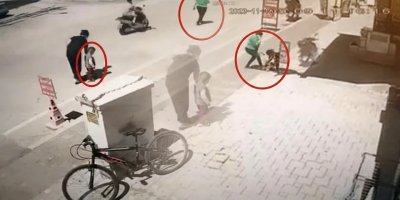 Sokak ortasında çocuğuna şiddet uygulayan anne gözaltına alındı
