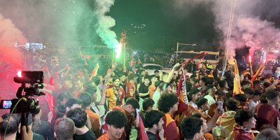 Galatasaray'ın şampiyonluğu Adana'da coşkuyla kutlandı