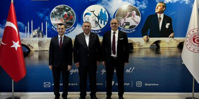 Güngör Geçer’den SGK İl Müdürü Canbolat’a ziyaret