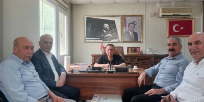 Yusuf Kanlı, Sümer Mahallesi Muhtarlığı’nı ziyaret etti