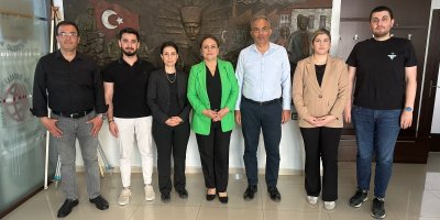 CHP'li Dr. Müzeyyen Şevkin, Ferhat Güvel ve Yönetim Kurulu üyeleriyle kentleşme süreci hakkında konuştu