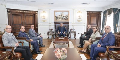 Vali Yavuz, SGK heyetini kabul etti