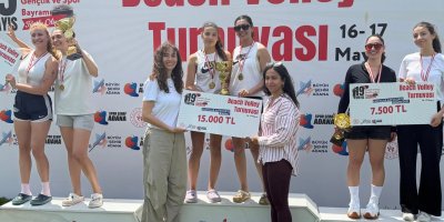 Adana’da Beach Volley Turnuvası tamamlandı