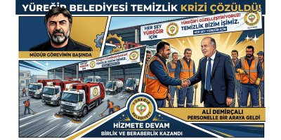 Yüreğir Belediyesi’nde temizlik krizi çözüldü