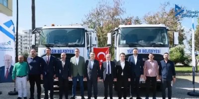 Yüreğir Belediyesi filosuna 2 yeni çöp kamyonu daha katıldı