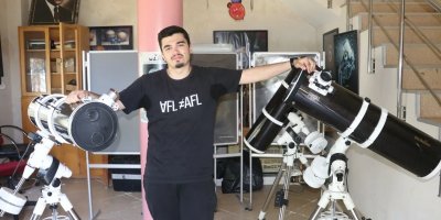 Adanalı öğrenci astronomi başarısını TÜBİTAK madalyasıyla taçlandırdı