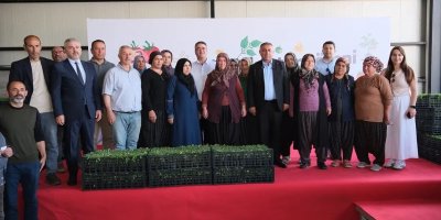 Adana Büyükşehir'den Aladağlı üreticilere 400 bin fide desteği