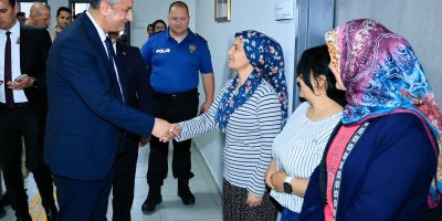 Vali Yavuz, Tufanbeyli’de sağlık hizmetlerini inceledi