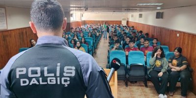 Dalgıç polislerden öğrencilere hayat kurtaran uyarı