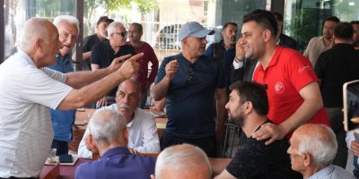 Çukurova Belediye Başkanı Emrah Kozay vatandaşlarla buluştu