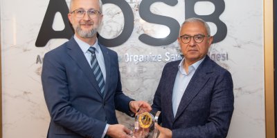 AOSB yönetimi Ukrayna heyetini ağırladı