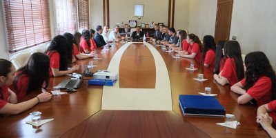 Potanın başarılı kızları Büyükşehir’de ağırlandı